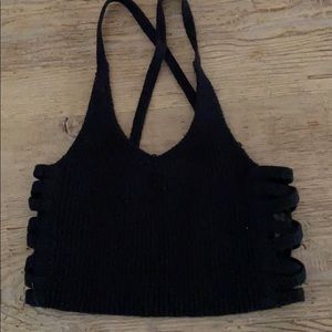 Black sweater top